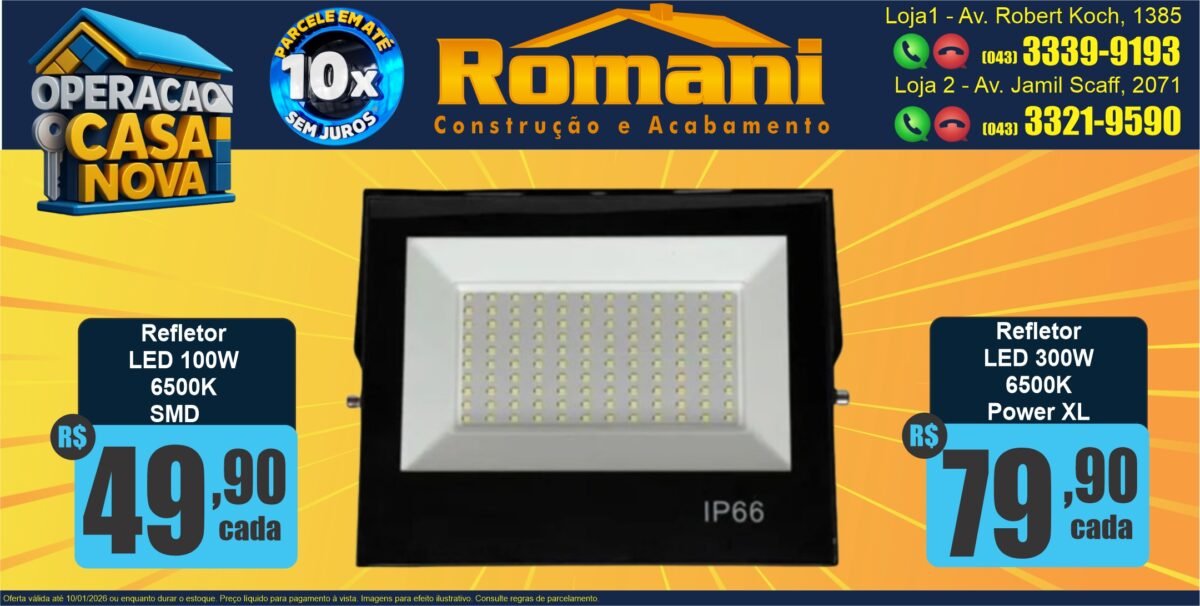 GR_REFLETOR PROJETOR LED SDM 100W 300W 6500K BIVOLT 127 220 POWER XL OUROLUX OFERTA PROMOCAO BARATO