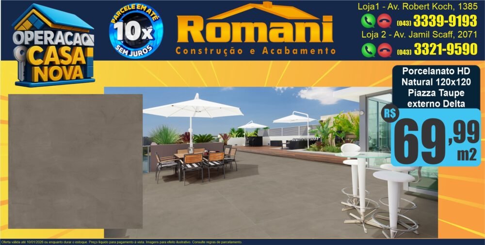 GR_porcelanato 120x120 retificado natural externo piazza taupe delta