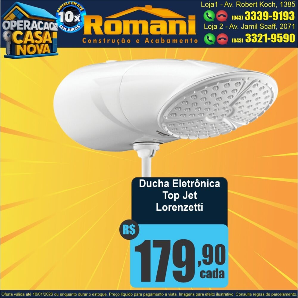 ducha eletronica top jet lorenzetti oferta promocao