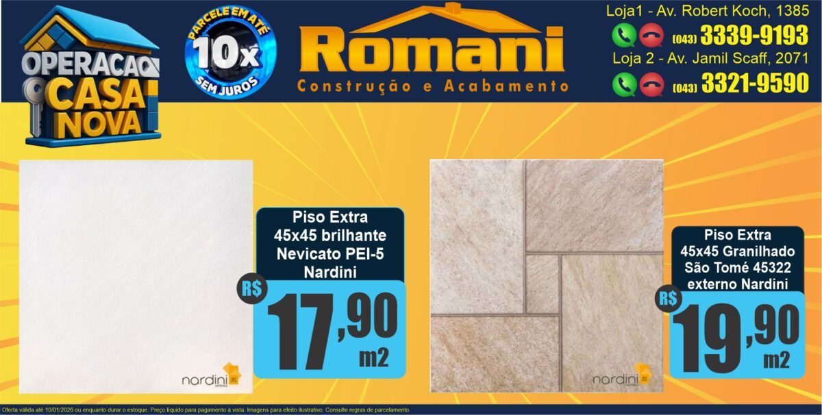 gr_ piso extra barato tipo a 45x45 branco brilhante nevicato promocao nardini + piso sao tome externo