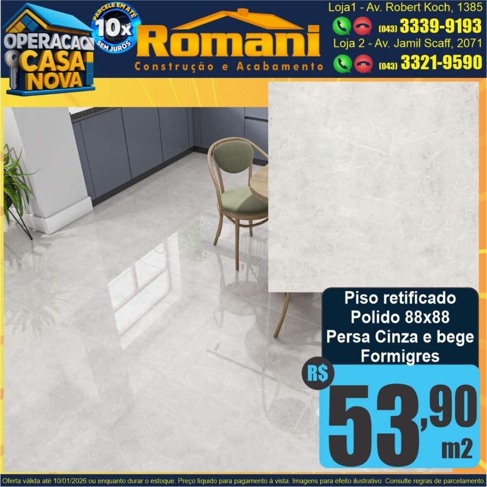 piso persa polido cinza 88x88 retificado hd oferta promocao formigres