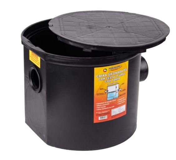 CAIXA GORDURA ECONÔMICA 30X25 PONTEIRAS BREC 9LT