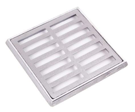 GRELHA ALUMINIO 20X20 COM PORTA GRELHA BREC