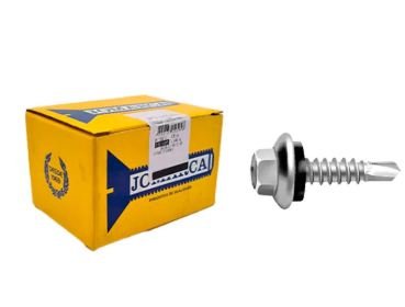 PARAFUSO BROCANTE ZINC C/ARR (4) 12X2" 5,5X50MM CAIXA (200) JOMARCA 26669