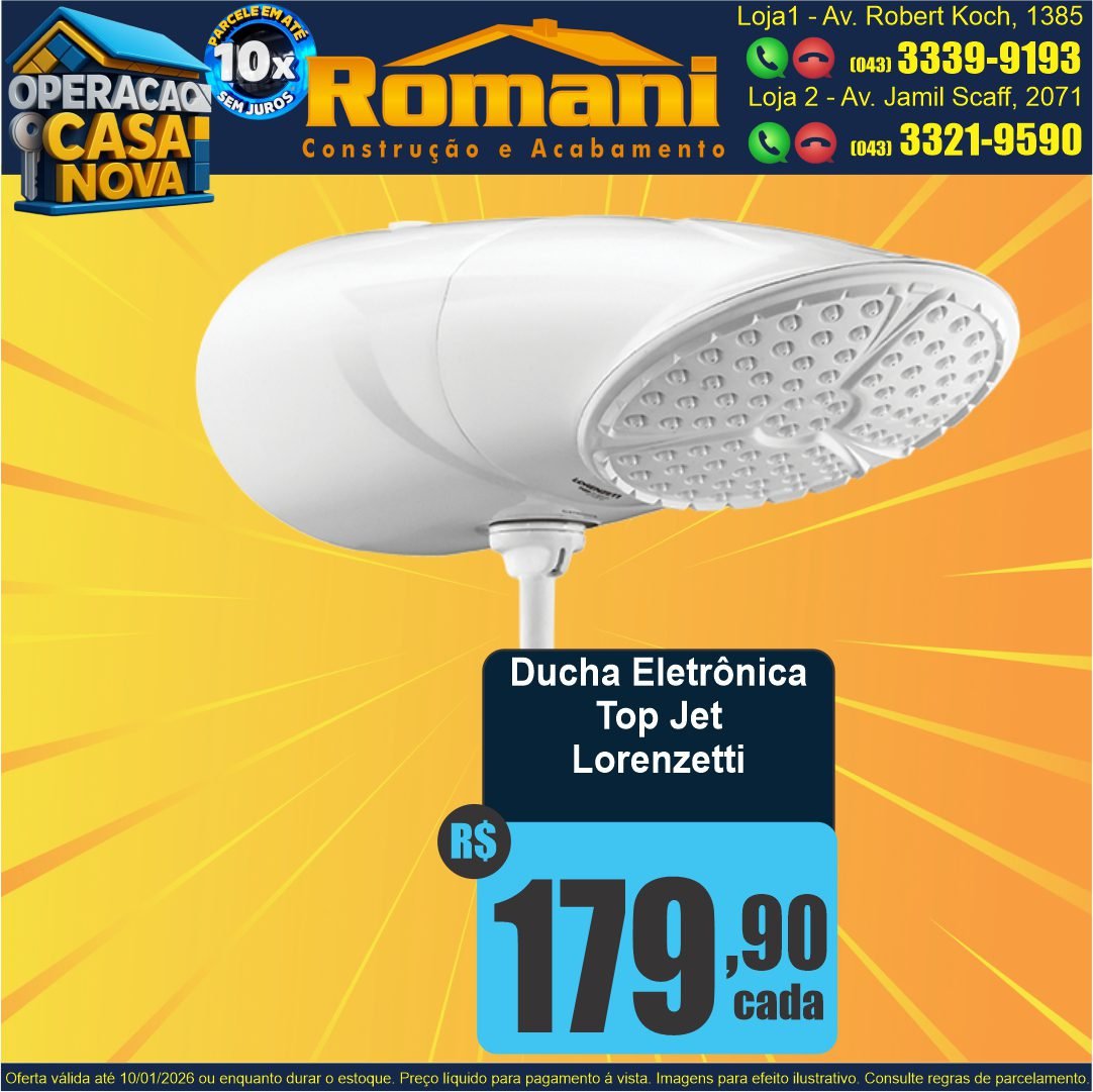 ducha eletronica top jet lorenzetti oferta promocao