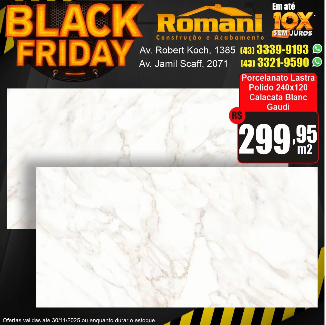 porcelanato lastra 120x240 grandes formatos polido calacata Blanc Gaudi