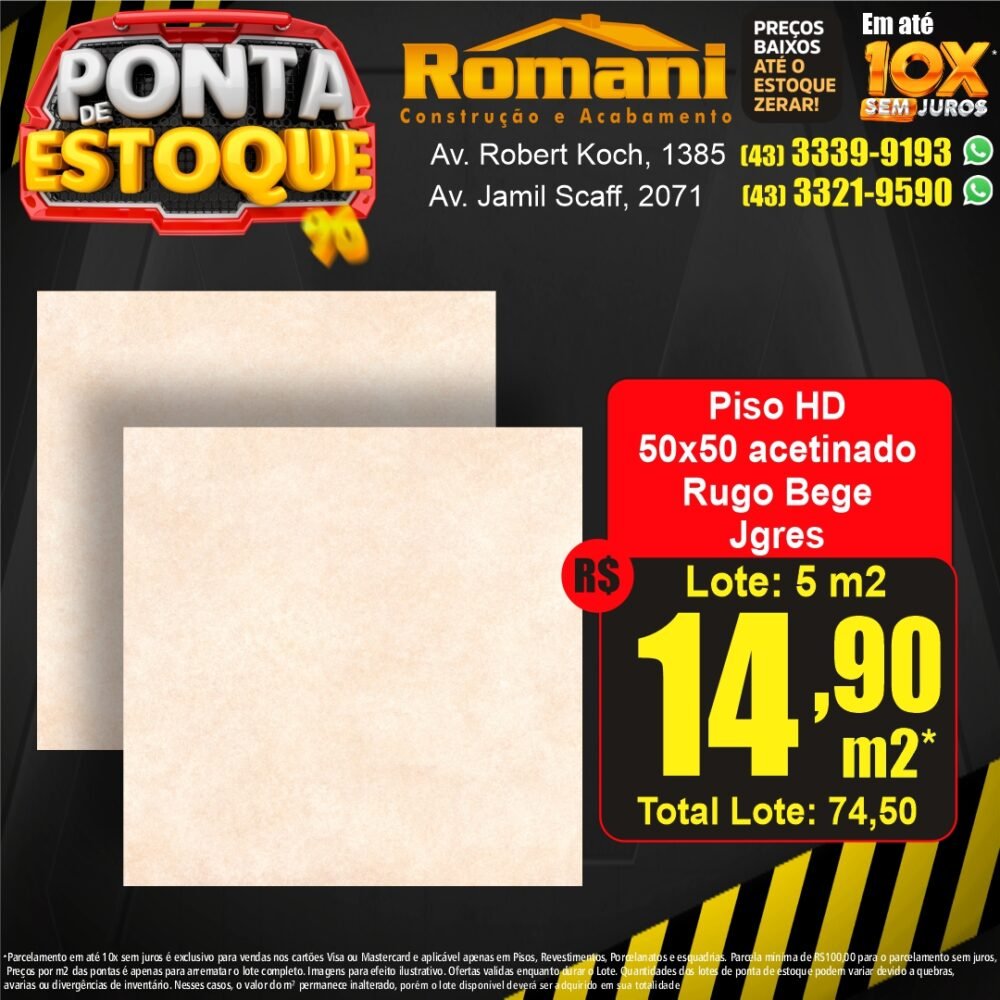 piso rugo beige - ponta estoque liquidacao promocao oferta
