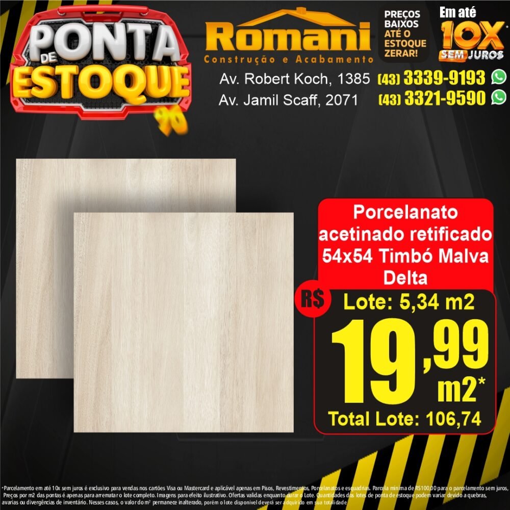 porcelanato timbo malva - ponta estoque liquidacao promocao oferta