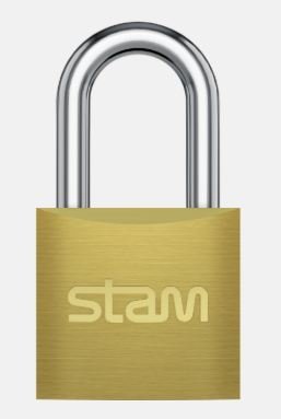 CADEADO 50 MM - ZAMAC ( E-COAT ) STAM 00414