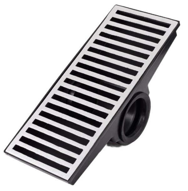 CAIXA COLETORA COM GRELHA DE ALUMINIO 20X50 BREC