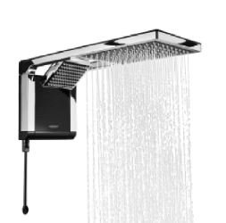CHUVE + DUCHA ACQUA DUO BLACK/CROM 127V LORENZETTI