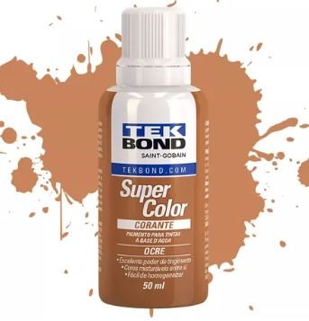 CORANTE LIQUIDO SUPER COLOR 50ML OCRE TEKBOND