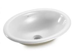 CUBA EMBUTIR OVAL BRANCA 49x36 ICASA IL600