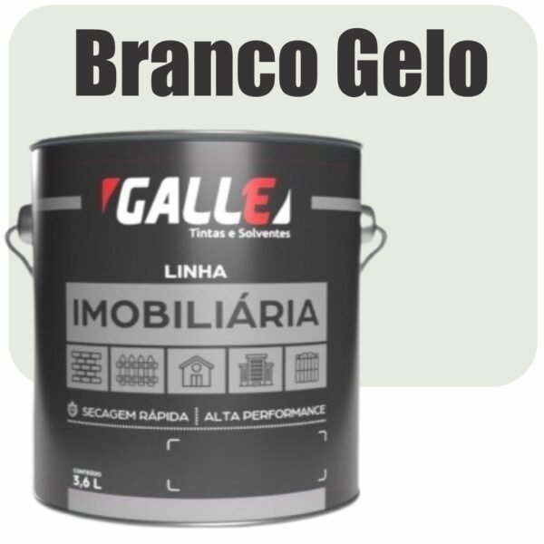 ESMALTE SINTETICO SECAGEM RAPIDA BRILHANTE 3,6L BRANCO GELO GALLE