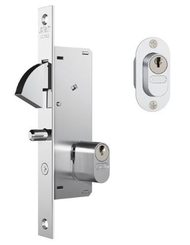 FECHADURA BICO DE PAPAGAIO ESPELHO INOX 940 EXTERNA (G) STAM 35040