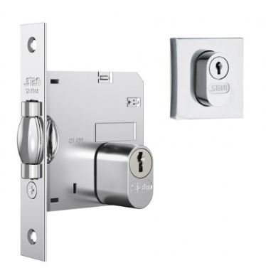 FECHADURA PIVOTANTE ROLETE ROSETA QUAD INOX EXTERNA 1005 STAM 10892