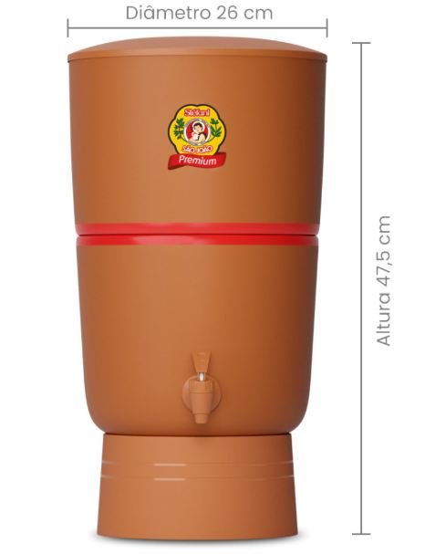 FILTRO DE BARRO TRADICIONAL SAO JOAO 6L 1VELA STEFANI