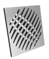 GRELHA QUADRADA INOX 150MM TIGRE