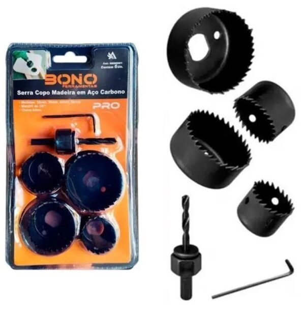 JOGO SERRA COPO 6 PCS BONO RF MAX