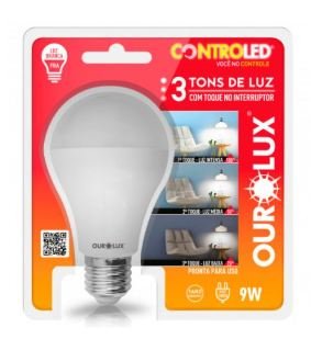 LAMP CONTROLED 3 TONS 9W BIV 6500K OUROLUX 20490