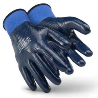 LUVA NITRIL WAVE AZUL TAM.10 (EG) SUPER SAFET