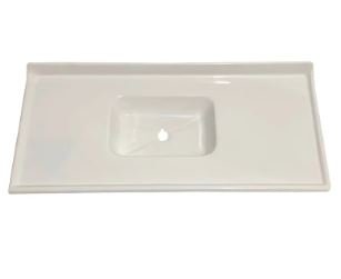 PIA MARMOFIBRA 1,60X0,55M BRANCA GARÇA 1633