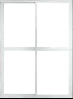 PORTA DE CORRER LATERAL ALUM BRANCO 150X210-D CRV 601013