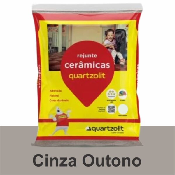 REJUNTE CERAMICO FLEX 1KG CINZA OUTONO QUARTZOLIT