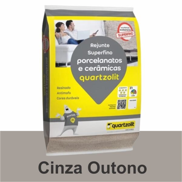 REJUNTE PORCELANATO FLEX 1KG CINZA OUTONO QUARTZOLIT