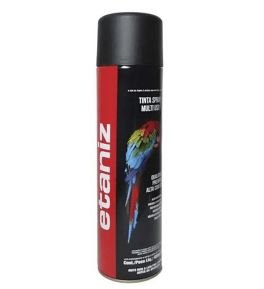 TINTA SPRAY PRETO FOSCO 210G/400ML ETANIZ