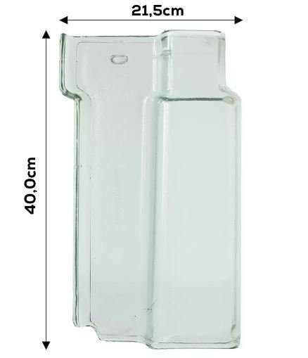 TELHA VIDRO TRANSPARENTE ROMANA - IBRAVIR