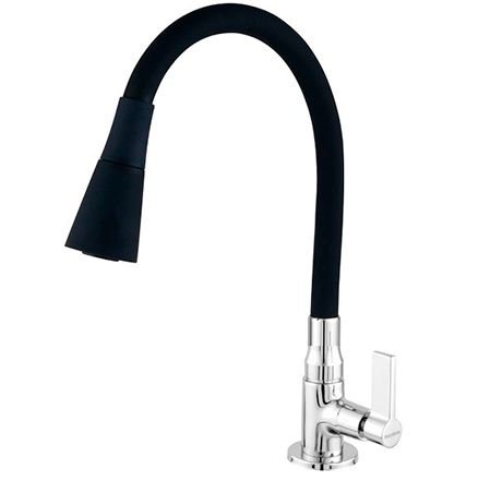 TORNEIRA 4968 C70 COZ BANC BLACK DUPLA FUNÇ RAINHA