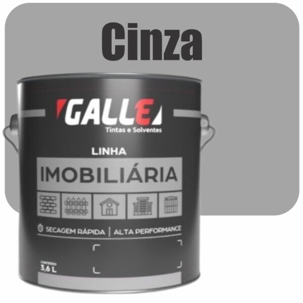 ZARCAO FUNDO 3,6L CINZA GALLE