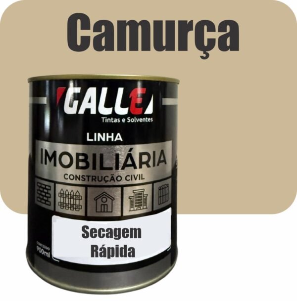 ESMALTE SINTETICO SECAGEM RAPIDA BRILHANTE 0,9L CAMURÇA GALLE