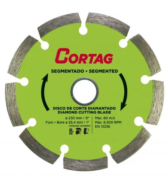 DISCO DIAMANTADO SEG o230/ FURO o25,4/ RED CORTAG 61619