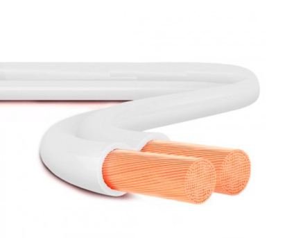 CABO PARALELO COBREFORT CARRETEL 2X2,5MM BRANCO METRO