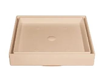 RALO INVISIVEL 10CM X10CM BEGE - RF MAX