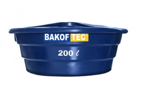 CAIXA D'AGUA POLIETILENO 200LT C/TAMPA BAKOF