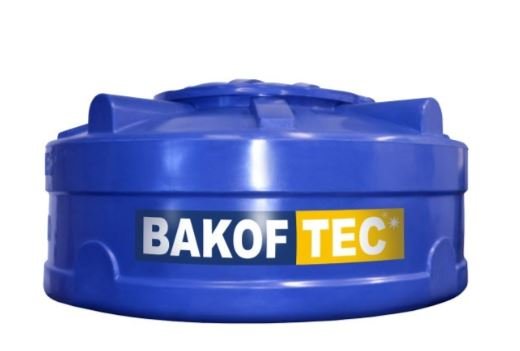 CAIXA TANQUE D'AGUA POLIETILENO 500LT C/TAMPA CLIC BAKOF