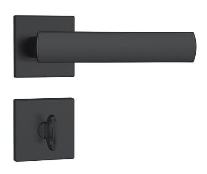 FECHADURA ROSETA QUAD PRETO FOSCO (35) 833/35 BANHEIRO STAM 41760