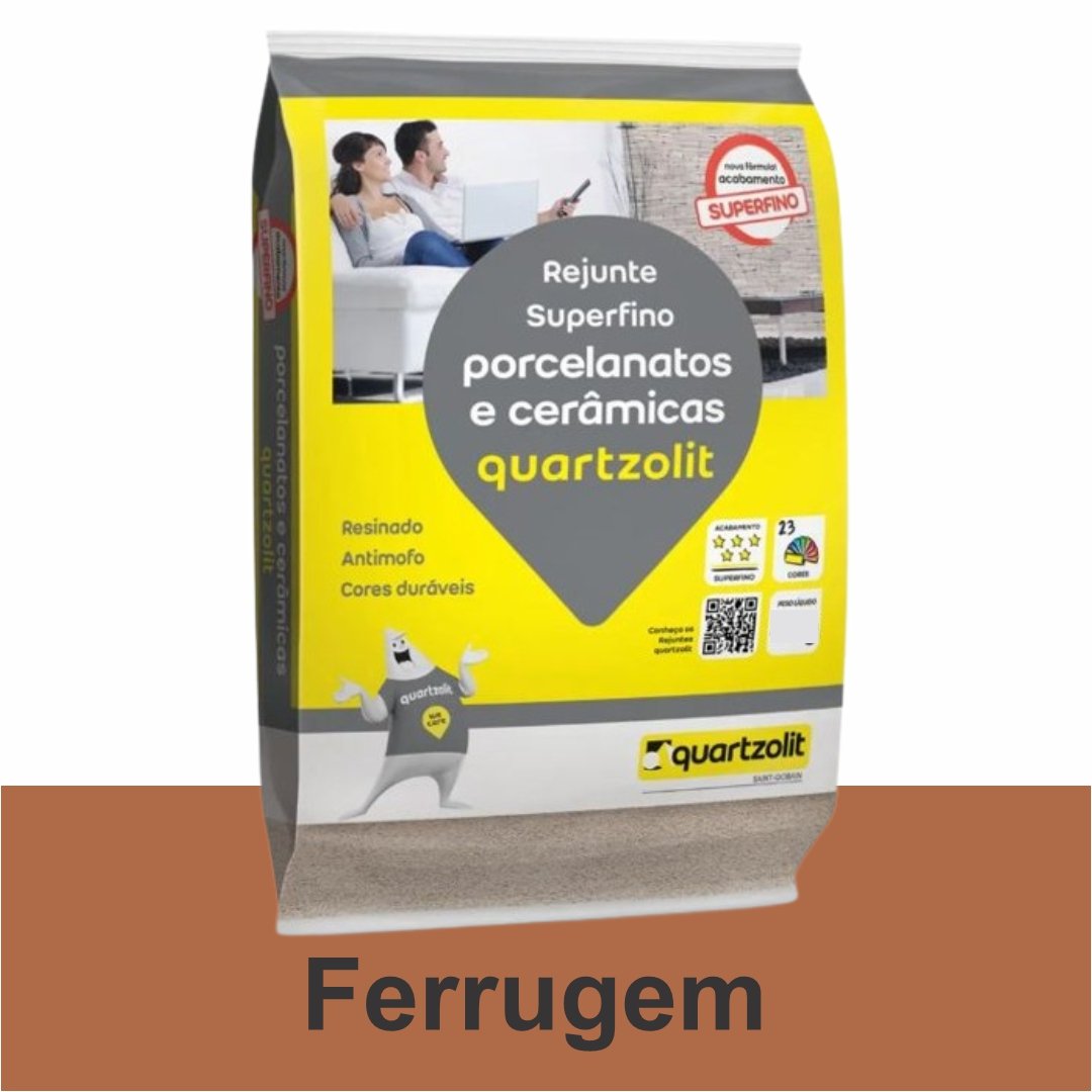 fe741414-3301-4232-ba1e-be1903725a6b REJUNTE PORCELANATO FLEX 5KG FERRUGEM QUARTZOLIT