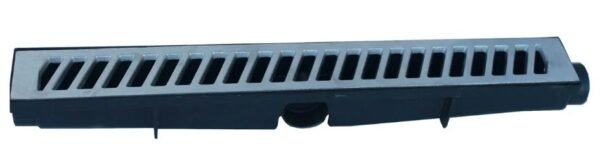 GRELHA ALUMINIO ESCOVADO 6X50 COM COLETOR LINEAR SEQUENCIAL PT PRIME