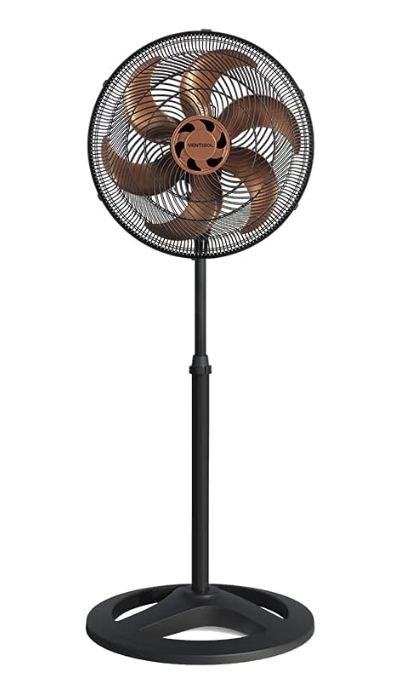 VENTILADOR OSC COLUNA TURBO 6P 40CM BRONZE 127V VENTISOL