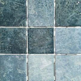 REVESTIMENTO PISCINA/FACHADA 10X10 ACET RELEVO PHUKET BLUE CERAL (2,07