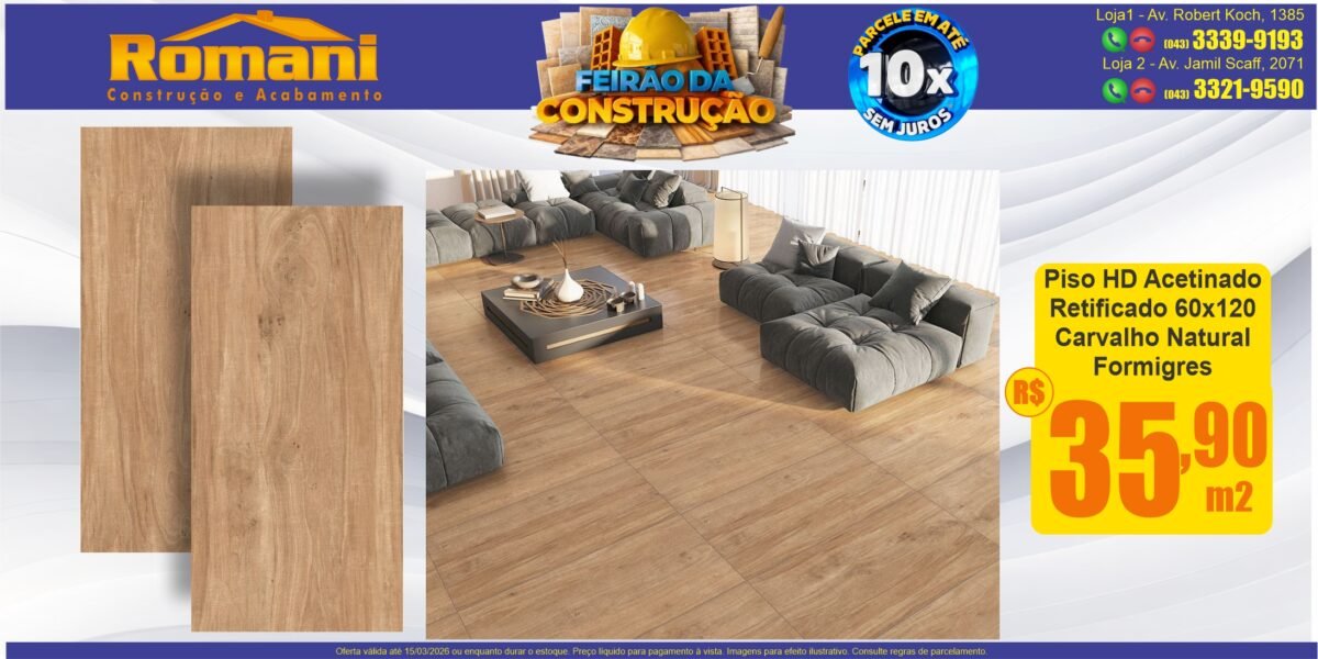 GR_piso extra acetinado 60x120 hd carvalho natural formigres retificado barato promocao oferta