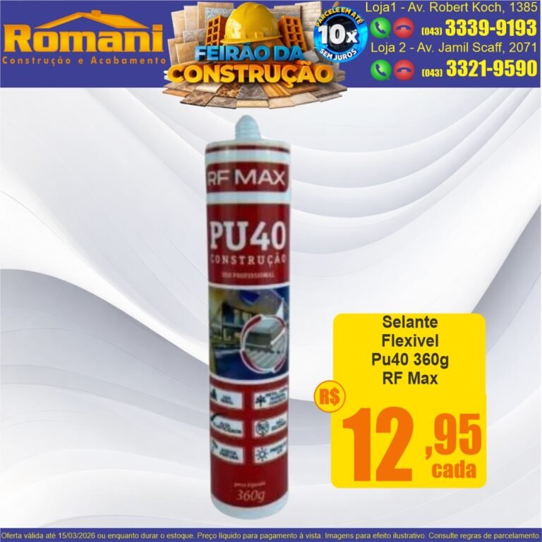 PU 40 RF MAX OFERTA PROMOCAO