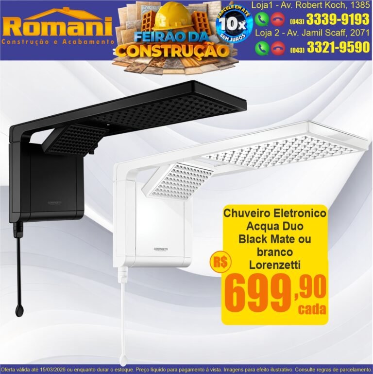 ducha chuveiro acqua duo lorenzetti black mate preto fosco branco promocao barato