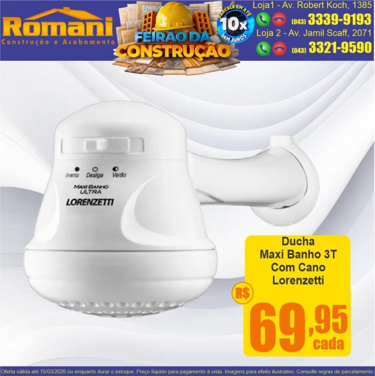 ducha maxxi banho com cano lorenzetti 127 220 550w oferta promocao
