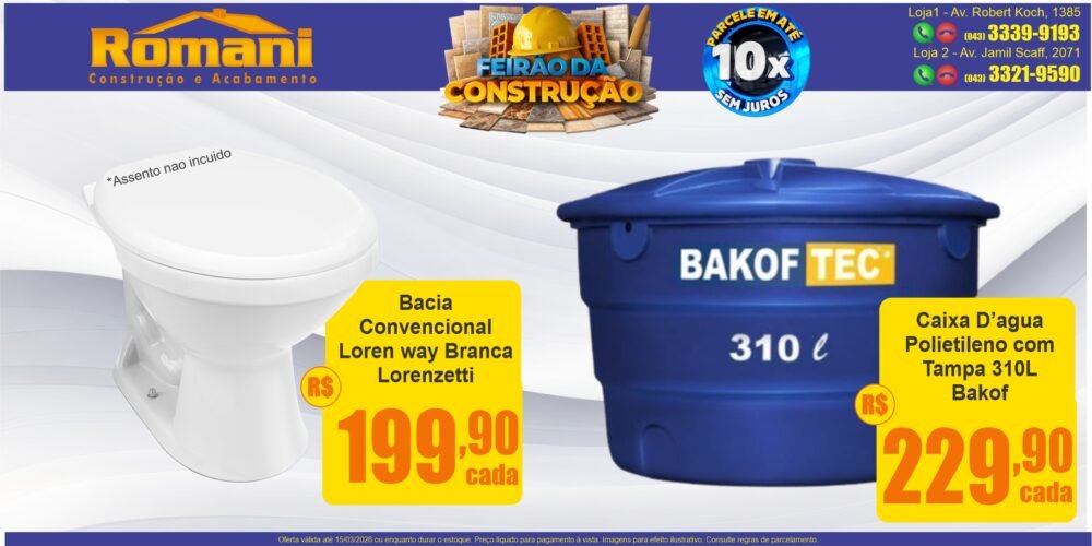 gr_bacia convencional branco lorenzetti way promocao oferta barato + caixa 310l bakof