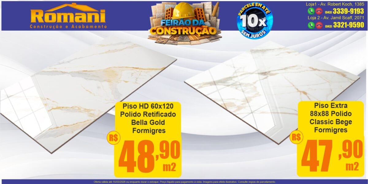 gr_piso extra polido 60x120 bella gold retificado formigres barato promocao oferta + classic bege polido 88x88